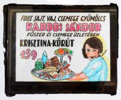 cca 1948 Fekete György (1904-1990) budapesti fényképész specialitása a mozikban nagyfilmek előtt vet...