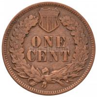 Amerikai Egyesült Államok 1871. 1c "Indián fej" T:2,2- kis ph. / USA 1871. 1 Cent Br "...