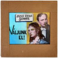 cca 1948 Fekete György (1904-1990) budapesti fényképész specialitása a mozikban nagyfilmek előtt vet...