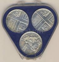 1976. 200Ft Ag 3klf "Festőművész-sor I" T:BU Eredeti MNB plasztiktokban!