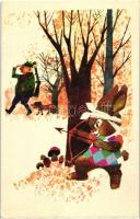 20 db MODERN, színes, motívum képeslap, gyerekek / 20 modern, color motive postcards, children