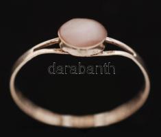 Ezüst gyűrű kővel, Ag., br.:0,7gr., jelzett, méret:58/ Silver ring with stone, Ag, gross: 0,7gr, mar...