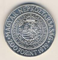 1979. 200Ft Ag "Bethlen Gábor" T:BU Eredeti MNB plasztiktokban!