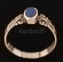 Ezüst gyűrű kővel, Ag., br.:1,3gr., jelzett, méret:52/ Silver ring with stone, Ag, gross: 1,3gr, mar...