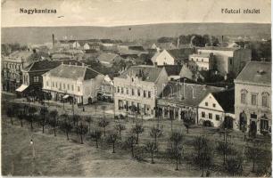 Nagykanizsa - 5 db régi városképes képeslap, vegyes minőség