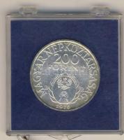 1976. 200Ft Ag "II.Rákóczi Ferenc" T:BU Eredeti MNB plasztiktokban!