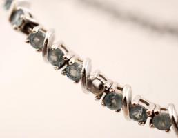 Ezüst karkötő,  Ag., bruttó.:12,8gr., jelzett, 20cm/ Silver bracelet, Ag, gross: 12,8gr, marked, 20c...