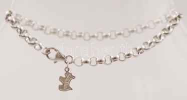 Ezüst karlánc,  Ag., nettó.:8gr., jelzett, 17cm/ Silver bracelet, Ag, net.: 8gr, marked, 17cm