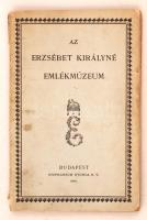 Szalay Imre: Az Erzsébet Királyné Emlékmúzeum. Bp. 1909. Stephaneum ny. 87 p. 9 t. Kiadói, a gerincén enyhén sérült papírkötésben.