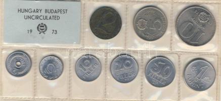 1973. Forgalmi szett 2f-10Ft 9klf db T:BU