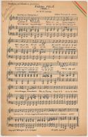 1938 Zilahi Farnos: Észak felé...  kotta,  "Észak felé menetelünk, testvéreink hívnak-megyünk!&...