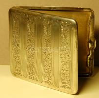 Ezüst cigarettatárca "Gyurinak...Gaál Franciska 1926." vésettel