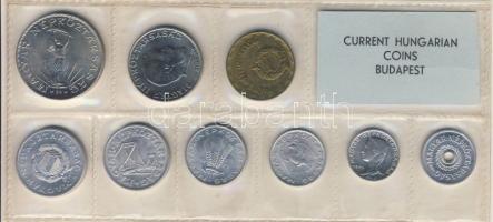 1971. Forgalmi szett 2f-10Ft 9klf db T:BU