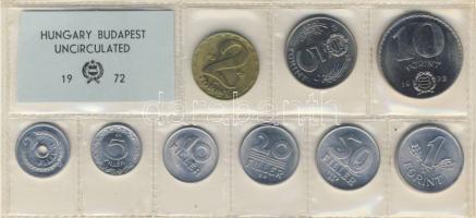 1972. Forgalmi szett 2f-10Ft 9klf db T:BU