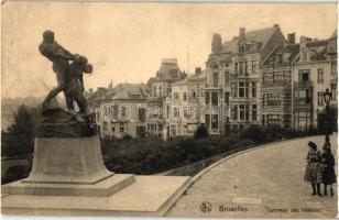 46 db VEGYES Brüsszeli képeslap / 46 mixed town-view postcards from Brussels