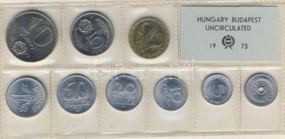 1973. Forgalmi szett 2f-10Ft 9klf db T:BU