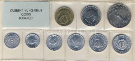 1973. Forgalmi szett 2f-10Ft 9klf db T:BU