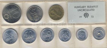 1973. Forgalmi szett 2f-10Ft 9klf db T:BU