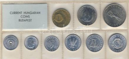 1973. Forgalmi szett 2f-10Ft 9klf db T:BU