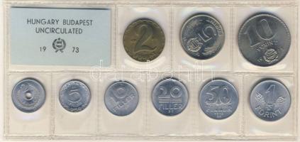 1973. Forgalmi szett 2f-10Ft 9klf db T:BU