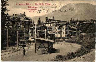 Ótátrafüred, villamos megálló / tram station (EK)