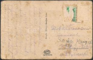 Léva, Levice; Ősi várromok / castle ruins (hiányos leporellolap / missing leporellocard)