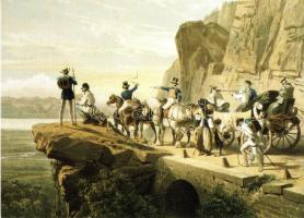 17 db MODERN, színes motívum képeslap, lófogatok és postakocsik / 17 modern, color motive postcards, horse carriage and post carts