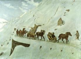 17 db MODERN, színes motívum képeslap, lófogatok és postakocsik / 17 modern, color motive postcards,...