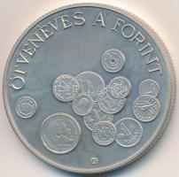 1996. 2000Ft Ag "Ötvenéves a Forint" T:BU