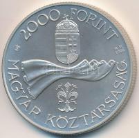 1996. 2000Ft Ag "Ötvenéves a Forint" T:BU