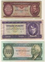 1962. 100Ft T:III/IV + 1969. 500Ft T:II + 1983. 1000Ft "D" T:II