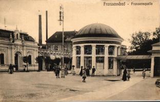 Frantiskovy Lazne, Franzensbad; 4 old cut postcards