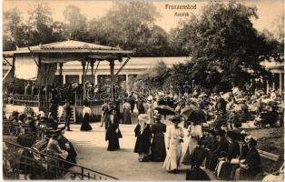 Frantiskovy Lazne, Franzensbad; 4 old cut postcards