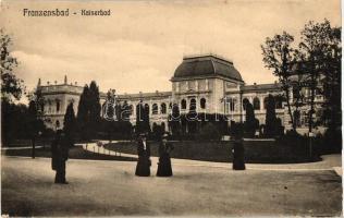 Frantiskovy Lazne, Franzensbad; 4 old cut postcards