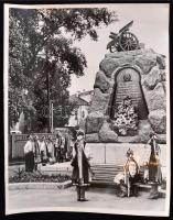 cca 1940 Ukrajna, Kárpátalja, 1917-es katonai emlékmű, 30x24 cm