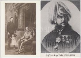 78 db MODERN motívum képeslap, uralkodók és politikusok, híres emberek, magyar folklór, néhány lap a...