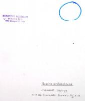 cca 1977 Gebhardt György (1910-1993): Modern architektúra, feliratozott vintage fotóművészeti alkotá...