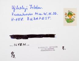 cca 1980 Ujhelyi István (1936-2003): ... ilyen ..., pecséttel jelzett vintage fotóművészeti alkotás,...