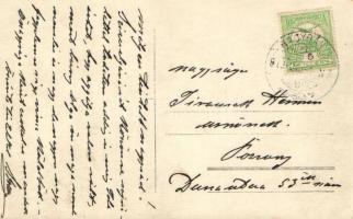 1913 Nagybánya, Baia Mare; vadászok / hunters, photo