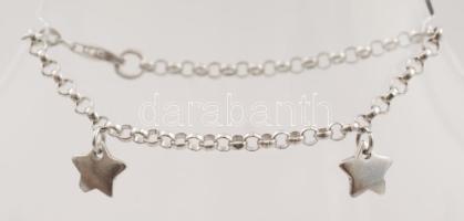 Ezüst karlánc medálokkal,  Ag., nettó.:6,3gr., jelzett, 18cm /Silver bracelet with pendant, Ag, net....