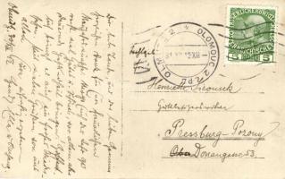 1912 Olomouc, Olmütz; street, photo