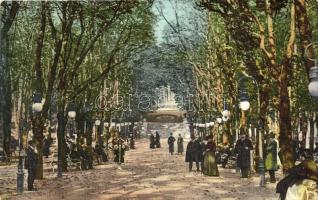 Baden bei Wien, Hauptallee im Kurpark / park alley