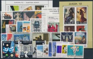 Cept Europa, Contemporary Art almost complete issues with sets and pairs Europa Cept, Kortárs művész...