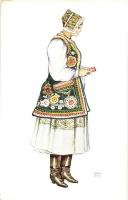 Horvát folklór / Croatian national wear of the country near Zagreb, folklore s: Vladimir Kirin (EK)