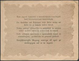 1848. 10Ft "Kossuth bankó" T:III szép papír
Adamo G111