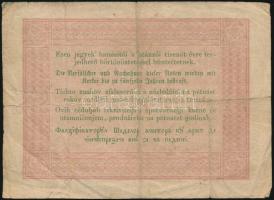 1848. 5Ft "Kossuth bankó" vörösesbarna T:III