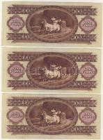 1975. 100Ft (14x) T:II+ többségében, II