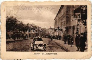 Lublin, Ul. Lubartowska / Lubartowska street, automobile (small tear)