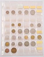 ~350db-os hobbi fémpénz gyűjtemény albumba rendezve T:vegyes
~350pcs of coins in collector's a...