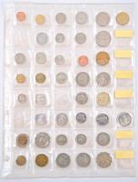 ~350db-os hobbi fémpénz gyűjtemény albumba rendezve T:vegyes
~350pcs of coins in collector's a...